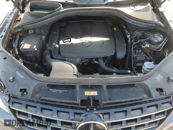2015 Mercedes-Benz M 350 with VIN 4JGDA5HB2FA555743, listed as a Copart auction lot 65165695 with 147,152 mi miles and Salvage title. Bid and sale history available at DreamBid. Image 12.
