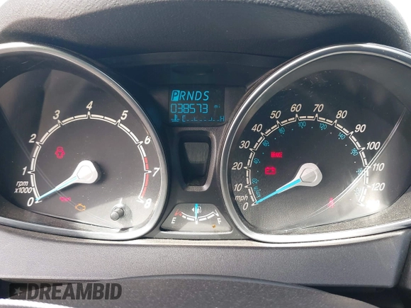 2019 Ford Fiesta SE with VIN 3FADP4BJ8KM127675, listed as a IAAI auction lot 41738931 with 38,573 mi miles. Bid and sale history available at carsss.com. Image 7.