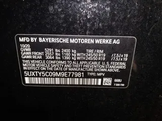 2021 BMW X3 xDrive30i with VIN 5UXTY5C09M9E77981, listed as a IAAI auction lot 41965697 with 61,723 mi miles and . Bid and sale history available at DreamBid. Image 9.