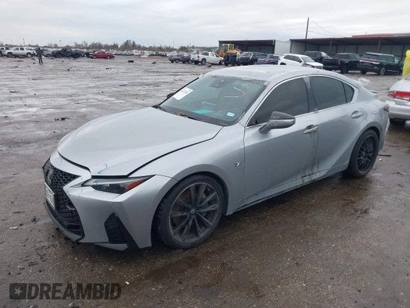 2021 Lexus IS 350 F Sport with VIN JTHGZ1B25M5045144, listed as a IAAI auction lot 41317284 with 69,029 mi miles and . Bid and sale history available at DreamBid. Image 2.