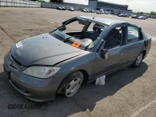 2005 Honda Civic with VIN JHMES96695S010228, listed as a Copart auction lot 55092935 with 156,482 mi miles and Salvage Title. Bid and sale history available at DreamBid. Image 1.