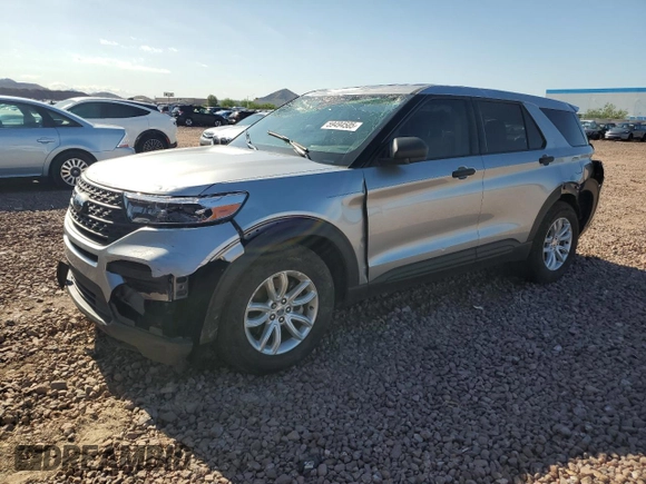 2021 Ford Explorer with VIN 1FMSK7BH7MGA72210, listed as a Copart auction lot 59494505 with 54,769 mi miles and Salvage title. Bid and sale history available at DreamBid. Image 1.