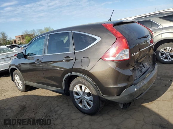 2014 Honda CR-V EX with VIN 5J6RM4H57EL034990, listed as a Copart auction lot 55042465 with 157,463 mi miles and Salvage Title. Bid and sale history available at DreamBid. Image 2.