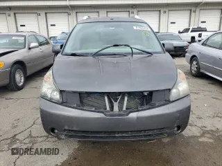2009 Nissan Quest S with VIN 5N1BV28U29N108192, listed as a Copart auction lot 81455434 with 250,534 mi miles and Salvage Title. Bid and sale history available at carsss.com. Image 5.