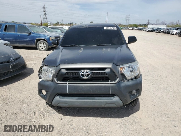 2013 Toyota Tacoma with VIN 5TFNX4CN4DX019969, listed as a Copart auction lot 56746745 with 140,845 mi miles and Salvage title. Bid and sale history available at DreamBid. Image 5.