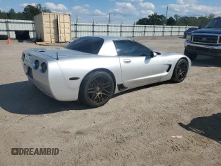 2002 Chevrolet Corvette Z06 with VIN 1G1YY12S025125563, listed as a Copart auction lot 73230004 with 93,851 mi miles and Salvage Title. Bid and sale history available at carsss.com. Image 3.