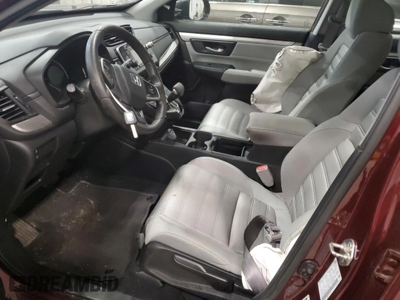 2019 Honda CR-V LX z VIN 2HKRW6H3XKH205824, wystawiony jako Copart lot #59087485 z przebiegiem Nie podano mil oraz Szkoda całkowita • Salvage title. Historia ofert i sprzedaży dostępna na DreamBid. Obrazek 7.