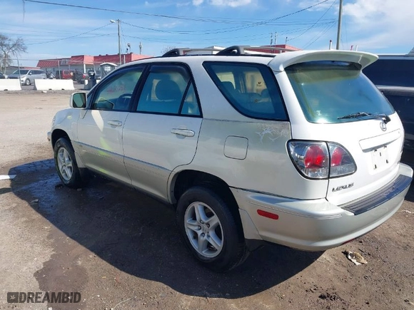 2001 Lexus RX 300 with VIN JTJHF10U210182051, listed as a IAAI auction lot 41624793 with 183,847 mi miles. Bid and sale history available at carsss.com. Image 3.