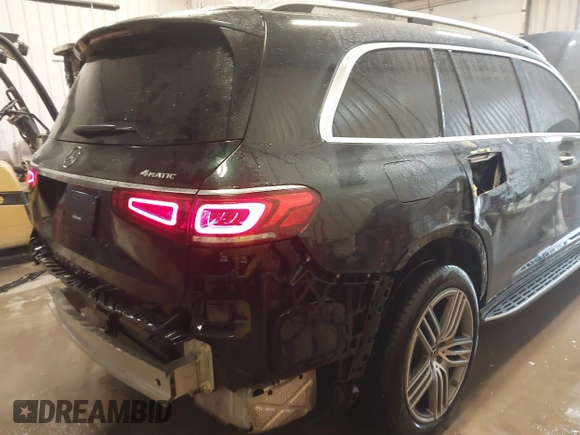 2020 Mercedes-Benz GLS with VIN 4JGFF5KE6LA216623, listed as a IAAI auction lot 41468802 with 46,594 mi miles. Bid and sale history available at carsss.com. Image 6.