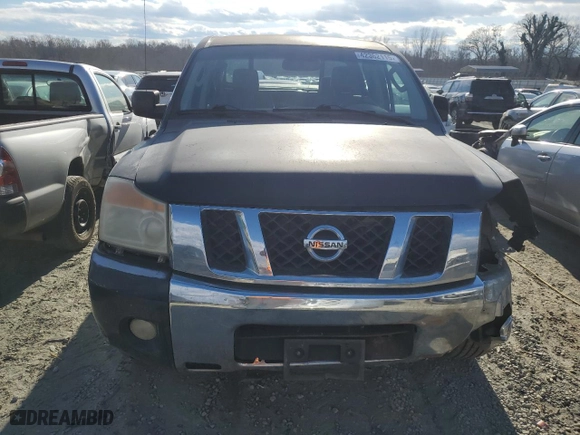 2008 Nissan Titan XE with VIN 1N6BA07D68N302516, listed as a Copart auction lot 42362115 with 225,388 mi miles and Salvage Title. Bid and sale history available at carsss.com. Image 5.