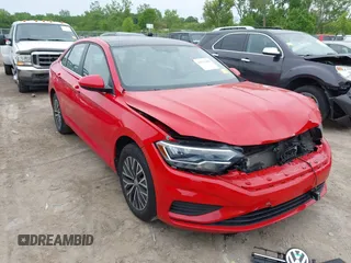 2019 Volkswagen Jetta S with VIN 3VWC57BU2KM005219, listed as a IAAI auction lot 42376884 with 62,100 mi miles and . Bid and sale history available at DreamBid. Image 1.