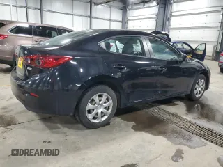 2015 Mazda 3 i SV with VIN JM1BM1T77F1273127, listed as a Copart auction lot 50403795 with 135,182 mi miles and Salvage Title. Bid and sale history available at carsss.com. Image 3.