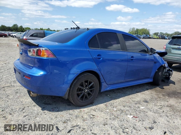 2017 Mitsubishi Lancer ES with VIN JA32U2FU1HU013832, listed as a Copart auction lot 67663804 with 130,074 mi miles and Salvage Title. Bid and sale history available at carsss.com. Image 3.