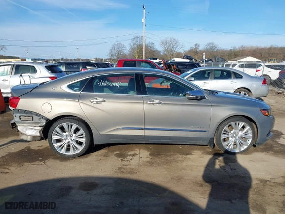2018 Chevrolet Impala Premier with VIN 2G1125S33J9143107, listed as a IAAI auction lot 41854481 with 160,522 mi miles. Bid and sale history available at carsss.com. Image 14.