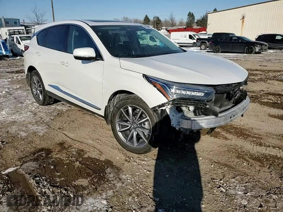 2021 Acura RDX w/Technology Package with VIN 5J8TC2H5XML008922, listed as a Copart auction lot 46092355 with 49,954 mi miles and Salvage Title. Bid and sale history available at carsss.com. Image 12.