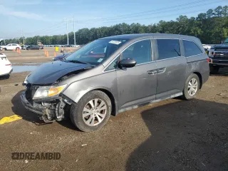 2014 Honda Odyssey EX-L with VIN 5FNRL5H62EB134666, listed as a Copart auction lot 54131675 with 95,919 mi miles and Salvage Title. Bid and sale history available at carsss.com. Image 1.