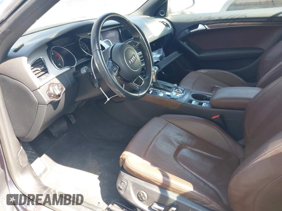 2016 Audi A5 Premium Plus with VIN WAUM2AFH2GN005516, listed as a IAAI auction lot 42181132 with 60,280 mi miles. Bid and sale history available at carsss.com. Image 5.