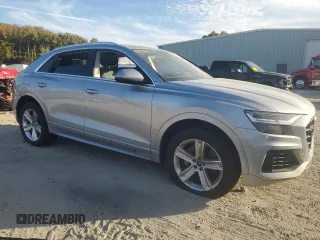 2021 Audi Q8 Premium with VIN WA1AVAF14MD033927, listed as a Copart auction lot 79293024 with 61,041 mi miles and Salvage Title. Bid and sale history available at carsss.com. Image 4.