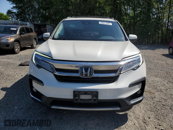 2019 Honda Pilot Touring 7-Passenger with VIN 5FNYF6H67KB024507, listed as a Copart auction lot 59041095 with 85,133 mi miles and Salvage title. Bid and sale history available at DreamBid. Image 5.