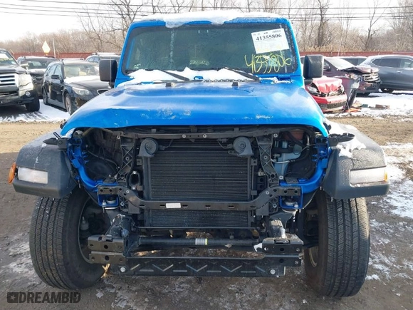 2021 Jeep Wrangler Unlimited Sport S with VIN 1C4HJXDN6MW775307, listed as a IAAI auction lot 41355806 with NaN miles. Bid and sale history available at carsss.com. Image 20.