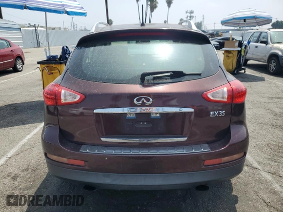 2012 Infiniti EX Journey with VIN JN1AJ0HPXCM400733, listed as a Copart auction lot 59629905 with 171,470 mi miles and Salvage title. Bid and sale history available at DreamBid. Image 6.