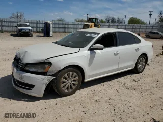 2014 Volkswagen Passat Wolfsburg Ed with VIN 1VWAT7A37EC075133, listed as a Copart auction lot 50985595 with 117,838 mi miles and Salvage Title. Bid and sale history available at carsss.com. Image 1.