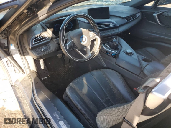 2017 BMW i8 with VIN WBY2Z2C32HV676639, listed as a Copart auction lot 52255155 with 86,864 mi miles and Non Repairable. Bid and sale history available at carsss.com. Image 8.