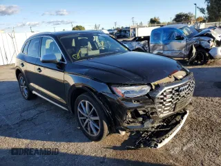 2021 Audi SQ5 Prestige with VIN WA1C4AFY5M2031298, listed as a Copart auction lot 66555102 with 23,866 mi miles. Bid and sale history available at carsss.com. Image 1.