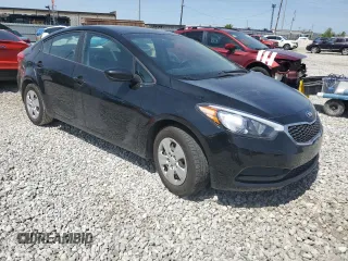2016 Kia Forte LX with VIN KNAFK4A67G5574488, listed as a Copart auction lot 53993965 with 0 mi miles and Salvage Title. Bid and sale history available at carsss.com. Image 4.