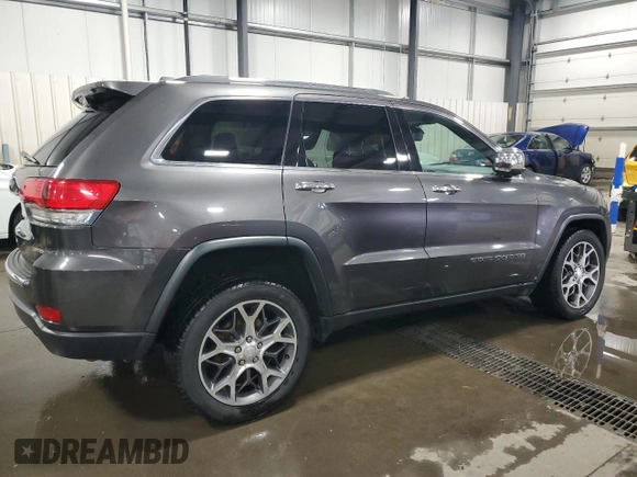 2019 Jeep Grand Cherokee Limited with VIN 1C4RJFBG7KC741118, listed as a Copart auction lot 52164025 with 69,657 mi miles and Salvage Title. Bid and sale history available at carsss.com. Image 3.