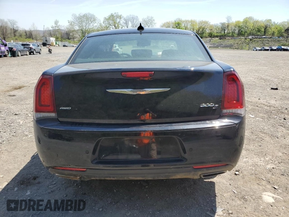 2018 Chrysler 300 with VIN 2C3CCAGG0JH165710, listed as a Copart auction lot 54843715 with 74,087 mi miles and Salvage Title. Bid and sale history available at carsss.com. Image 6.