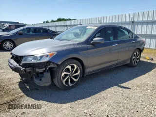 2016 Honda Accord EX with VIN 1HGCR2F70GA026414, listed as a Copart auction lot 52986765 with 70,770 mi miles and Salvage Title. Bid and sale history available at carsss.com. Image 1.