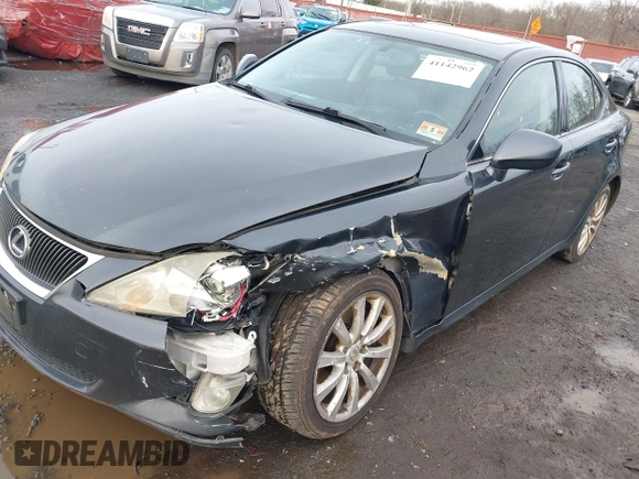 2007 Lexus IS 250 with VIN JTHCK262772009223, listed as a IAAI auction lot 41142962 with 207,967 mi miles. Bid and sale history available at carsss.com. Image 17.