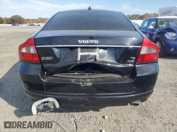 2008 Volvo S80 3.0L Turbo with VIN YV1AH992X81080381, listed as a Copart auction lot 77157714 with 0 mi miles and Clean Title. Bid and sale history available at carsss.com. Image 6.
