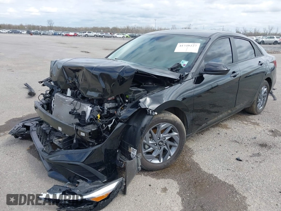 2024 Hyundai Elantra SEL with VIN KMHLM4DGXRU704580, listed as a IAAI auction lot 41729227 with 12,394 mi miles. Bid and sale history available at carsss.com. Image 17.