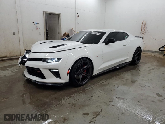 2017 Chevrolet Camaro 1SS with VIN 1G1FE1R78H0182598, listed as a Copart auction lot 50008445 with 48,367 mi miles and Salvage title. Bid and sale history available at DreamBid. Image 1.