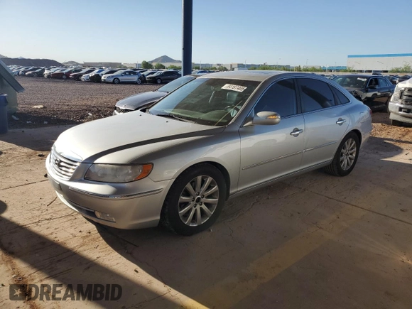 2009 Hyundai Azera Limited with VIN KMHFC46F69A369968, listed as a Copart auction lot 64187465 with 138,889 mi miles and Salvage title. Bid and sale history available at DreamBid. Image 1.