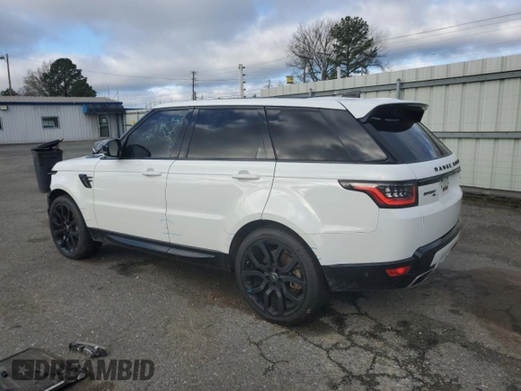 2020 Land Rover Range Rover Sport HSE with VIN SALWR2SU1LA700032, listed as a Copart auction lot 86835484 with 124,095 mi miles and Salvage Title. Bid and sale history available at DreamBid. Image 2.