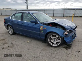 2003 BMW 3 Series 330i with VIN WBAEV53483KM02597, listed as a Copart auction lot 50743335 with 167,968 mi miles and Salvage Title. Bid and sale history available at carsss.com. Image 4.