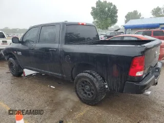 2017 Ram 1500 Express with VIN 1C6RR7KT5HS846449, listed as a Copart auction lot 55813295 with 77,539 mi miles and Salvage title. Bid and sale history available at DreamBid. Image 2.