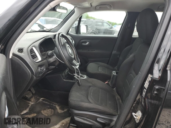 2018 Jeep Renegade Latitude with VIN ZACCJBBB2JPJ11789, listed as a Copart auction lot 61667685 with 113,311 mi miles and Salvage title. Bid and sale history available at DreamBid. Image 7.