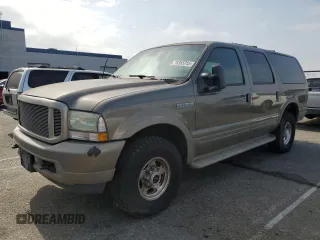 2004 Ford Excursion Eddie Bauer z VIN 1FMSU45P04EC92425, wystawiony jako Copart lot #59355215 z przebiegiem 2 284 375 mil mil oraz Czysty tytuł • Clean title. Historia ofert i sprzedaży dostępna na DreamBid. Obrazek 1.