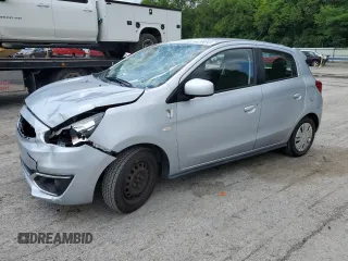 2017 Mitsubishi Mirage ES with VIN ML32A3HJXHH019644, listed as a Copart auction lot 64796515 with 74,174 mi miles and Salvage title. Bid and sale history available at DreamBid. Image 1.
