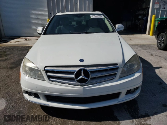 2009 Mercedes-Benz C 300 Sport with VIN WDDGF54X59R043359, listed as a Copart auction lot 61818785 with 113,448 mi miles and Salvage title. Bid and sale history available at DreamBid. Image 5.
