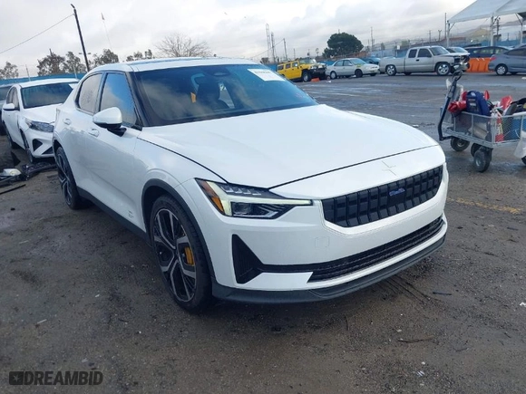 2022 Polestar 2 with VIN LPSED3KAXNL058360, listed as a IAAI auction lot 41568447 with 16,523 mi miles. Bid and sale history available at carsss.com. Image 1.