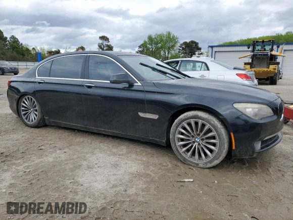 2011 BMW 7 Series 740Li with VIN WBAKB4C52BC392866, listed as a Copart auction lot 52851845 with 60,978 mi miles and Clean title. Bid and sale history available at DreamBid. Image 4.