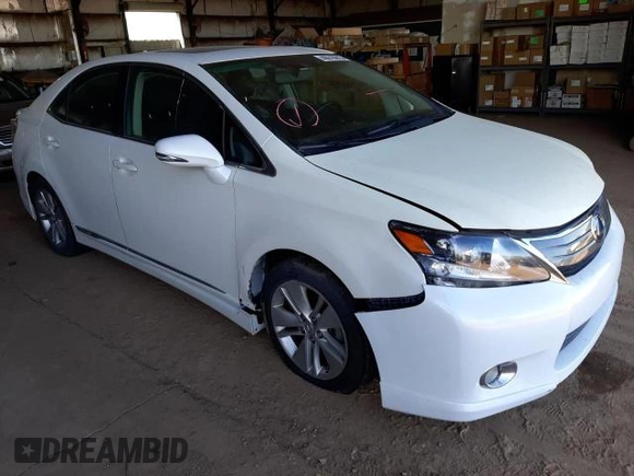 2010 Lexus HS 250h with VIN JTHBB1BA5A2004712, listed as a Copart auction lot 71047954 with Not Provided miles and Clean Title. Bid and sale history available at DreamBid. Image 4.