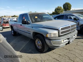 2001 Dodge Ram 2500 with VIN 1B7KC23W21J197308, listed as a Copart auction lot 72334614 with 0 mi miles and Salvage Title. Bid and sale history available at carsss.com. Image 4.