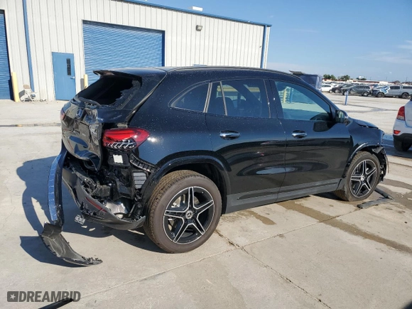 2024 Mercedes-Benz GLA with VIN W1N4N4HB8RJ619655, listed as a Copart auction lot 69518244 with NaN miles and Salvage Title. Bid and sale history available at carsss.com. Image 3.