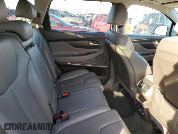 2020 Hyundai Santa Fe Limited with VIN 5NMS5CAA6LH297900, listed as a Copart auction lot 87266654 with 74,116 mi miles and Salvage Title. Bid and sale history available at carsss.com. Image 10.